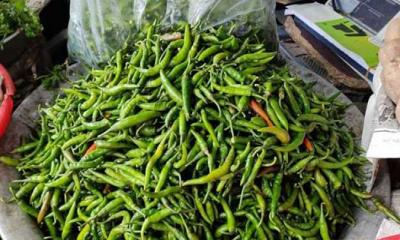 কাঁচা মরিচের কেজি ৪৫০ টাকা